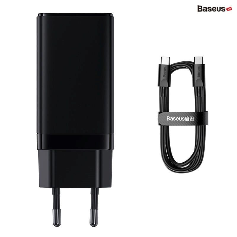  Bộ Sạc Nhanh Baseus GaN3 Pro Fast Charger 2C+U 65W  Baseus Xiaobai Type-C to Type-C 100W 