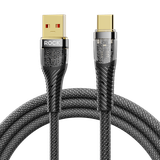  Cáp Sạc Nhanh C to C/USB to C ROCK Z21 Transparency Series 100W/6A (1.2m) 