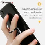  Nhẫn đeo tay chống đánh rơi điện thoại bằng kim loại cao cấp Baseus Symbol Finger Ring Holder LV187 ( Baseus Privity Ring Bracket/ Finger Ring Holder) 