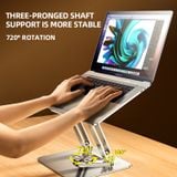  Đế tản nhiệt Laptop - Tablet để bàn Rtako RS-CP84 Rotating Laptop Stand (Xoay 360°) 