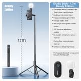  Gậy chụp ảnh tích hợp Tripod chân tự bung RTAKO RZP001 AB226 (Xoay 720°, 1.7m) 