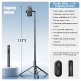  Gậy chụp ảnh tích hợp Tripod chân tự bung RTAKO RZP001 AB226 (Xoay 720°, 1.7m) 