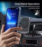  Giá Đỡ Ô Tô Kiêm Sạc Không Dây Choetech T206 15W (Gắn Cửa Gió) 