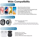  Đế Sạc Không Dây Từ Tính Qi 4-in-1 Choetech T608 15W (Detachable Watch Charger) 