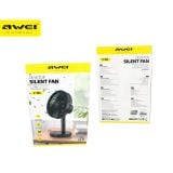  Quạt Mini Để Bàn AWEI F30 4.6W (3600mAh, 9H, 3 Tuning Speed) 