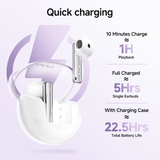  Tai Nghe Không Dây TWS QCY AilyBuds Clear (Bluetooth v5.3, 5H, ENC) 