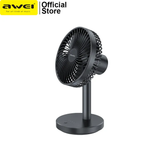  Quạt Mini Để Bàn AWEI F30 4.6W (3600mAh, 9H, 3 Tuning Speed) 