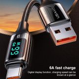  Cáp Sạc Nhanh Màn Hình Kỹ Thuật Số USAMS SJ544 U78 1.2m Type-C 6A 