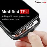  Ốp lưng kính cường lực viền Silicone chống sốc Baseus See-through Glass Case cho iphone X (Tempered Glass + Soft Silicone ) 