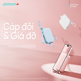  Sạc dự phòng Joyroom Jelly Series 22.5W tích hợp 2 dây sạc Type-C+Lightning (10000mAh/20000mAh) 