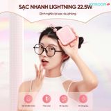  Sạc dự phòng Joyroom Jelly Series 22.5W tích hợp 2 dây sạc Type-C+Lightning (10000mAh/20000mAh) 