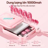  Sạc dự phòng Joyroom Jelly Series 22.5W tích hợp 2 dây sạc Type-C+Lightning (10000mAh/20000mAh) 