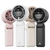 Quạt Cầm Tay AECOOLY Halo 02 5000mAh (7000rpm, 22H, 5-Speed Level Adjustment, Dual Air Channels, Ultra-High Wind Power, Foldable and placed on the desktop, Versatile Handheld/Desktop/Hanging Usage) 
