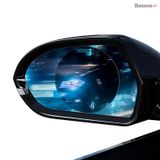 Film dán Nano chống bám nước mưa Baseus Rainproof Film 0.15mm dùng cho kính hậu xe ô tô  (02 PCS, Car Rear-View Mirror Transparent Rainproof Film) 