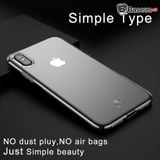  Ốp lưng Silicone trong suốt chống bụi Baseus Simple Case cho iPhone X ( Soft Silicone, Dirt-resistant Case) 