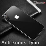  Ốp lưng Silicone trong suốt chống bụi Baseus Simple Case cho iPhone X ( Soft Silicone, Dirt-resistant Case) 
