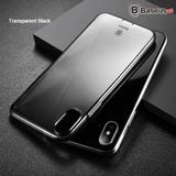  Ốp lưng Silicone trong suốt chống bụi Baseus Simple Case cho iPhone X ( Soft Silicone, Dirt-resistant Case) 