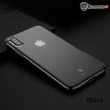  Ốp lưng Silicone trong suốt chống bụi Baseus Simple Case cho iPhone X ( Soft Silicone, Dirt-resistant Case) 