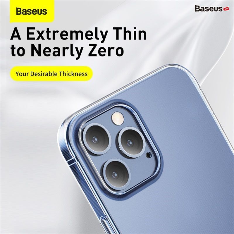 Ốp lưng trong suốt Baseus Simple Case dùng cho iPhone 12 Series