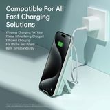 Pin Sạc Dự Phòng Không Dây Tích Hợp Nam Châm ROCK P20 SE 10000mAh 20W (with Stand, 15W Wireless Charging) 