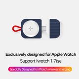  Đế Sạc Không Dây Mini Type-C cho Apple Watch ROCK W26 2.5W (Phù hợp với Apple Watch 1-7/SE) 