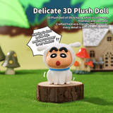  Đèn Ngủ ROCK Crayon Shinchan Photo Frame (2-Level Brightness, 300mAh, 3D Stereo Plush Doll) 