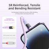  Cáp Sạc Nhanh USB to Lightning ROCK Z21 Transparency Series 2.4A (1.2m) 