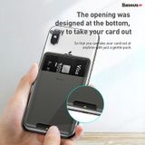  Case đựng thẻ siêu mỏng dùng gắn lưng điện thoại Baseus Back Stick Silicone Card Bag (92 x 60mm) 