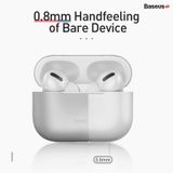  Bao Silicone siêu mỏng dùng cho Airpods Pro Baseus Super Thin Silica Gel Case (0.8mm, Oil stain and Fingerprint) 