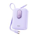  Pin Dự Phòng Kèm Cáp ROCK Y19 Mini Series 20000mAh 22.5W (with Type-C + Lightning Built-in Cable) 