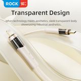  Cáp Sạc Nhanh 2 Đầu ROCK G20 Transparency Series 2-in-1 Fast Charge & Sync Cable 
