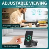  Đế Sạc Không Dây Từ Tính Qi 3-in-1 Choetech T632 15W (Detachable Watch Charger) 