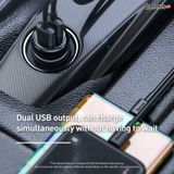  Bộ tẩu sạc đa năng trên xe hơi Baseus T Typed S-16 Wireless MP3 Car Charger (3.5mm, TF card, USB*2, LED screen, Hi-Fi sound quaility) 