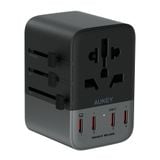  Củ Sạc Du Lịch 4C+1A AUKEY PA-TA08A 65W (US/AU/UK/EU, + AC Socket) 