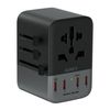  Củ Sạc Du Lịch 4C+1A AUKEY PA-TA08A 65W (US/AU/UK/EU, + AC Socket) 