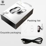  Tai nghe Bluetooth Baseus Encok Mini Wireless Earphone A02  - Kết nối cùng lúc 2 thiết bị (5h Call time, Bluetooth 4.1, Touch) 