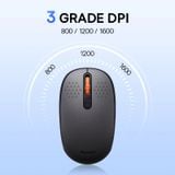  Chuột không dây Bluetooth & 2.4GHz Baseus F01B Tri-Mode Wireless Mouse Baby cho Laptop/Macbook/iPad/Tablet (1600dpi, 3 in 1 Wireless Mode 2.4GHz/Bluetooth 5.0/BT3.0) 