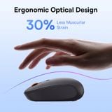  Chuột không dây Bluetooth 2.4GHz Baseus F01B Tri-Mode Wireless Mouse Baby cho Laptop/Macbook/iPad/Tablet (1600dpi, 3 in 1 Wireless Mode 2.4GHz/Bluetooth 5.0/BT3.0) 