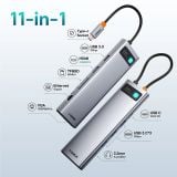  Bộ Hub Mở Rộng Đa Năng Baseus Metal Gleam Multifunctional Gen2 Cho Macbook/Laptop/iPad/Smartphone/Tablet (Gen2 New Upgrade Edition) 