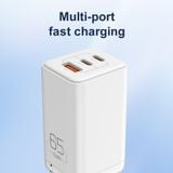  Củ Sạc Nhanh ROCK T60 PD65W GaN Folding Fast Charging 2C+1A 