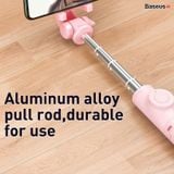  Gậy tự sướng tích hợp Tripod chân xếp gọn Baseus Lovely ( Bluetooth Remote Camera Control , Folding Bracket Livestream/ Selfie Stick) 