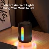  Loa Di Động ROCK S56 Fabric Mesh with Light (Bluetooth v5.3, 3H, 1200mAh, HSP, A2DP, AVRCP) 