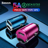  Tẩu sạc nhanh 30W Baseus Tiny Star Gen4 PD/QC 3.0 dùng cho xe hơi ( USB/ Type-C, PPS/PD/QC3.0 Quick Charge, Car Adapter) 
