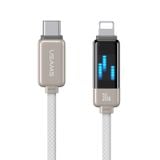  Cáp sạc nhanh USAMS SJ743 Type-C To Lightning 30W Zinc Alloy Meteor Series 