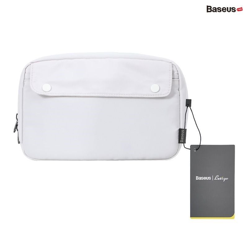  Túi phụ kiện vải dù chống thấm nước Baseus Track Series Extra (Waterproof/ Dirt-resistant, Double Case, Digital Device Storage Bag) 