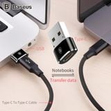  Đầu chuyển USB Type A sang USB Type C  tốc độ cao Baseus (USB Type C to Type A Adapter/ Converter) 