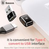  Đầu chuyển USB Type A sang USB Type C  tốc độ cao Baseus (USB Type C to Type A Adapter/ Converter) 
