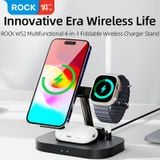  Đế Sạc Không Dây 4-in-1 15W ROCK W52 Multifunctional 