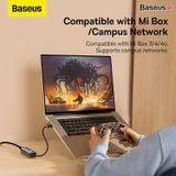  Hub Chuyển Đổi Kết Nối USB/Type C to LAN RJ-45 Baseus Lite Series Ethernet Adapter (100Mbps/1000Mbps, Aluminum Alloy, USB/Type C to LAN Port) 