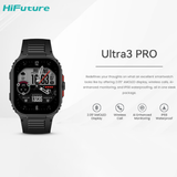  Đồng hồ thông minh HiFuture Ultra3 Pro (2.04inch AMOLED, Ai Enhanced Health Monitor, IP68, 7days Battery) 